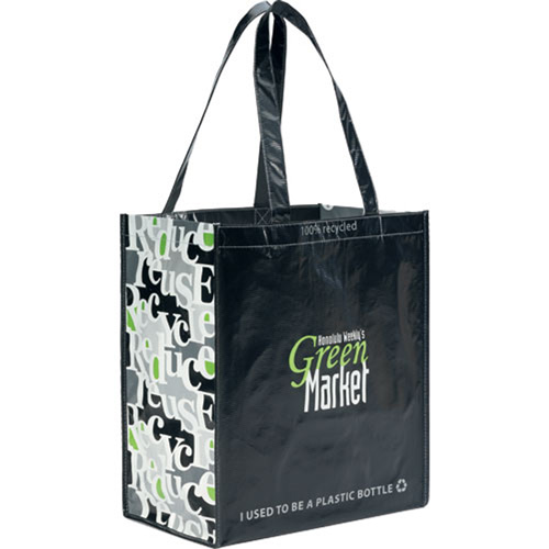 Laminated 100% Recycled Shopping Bag