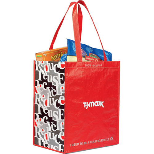 Laminated 100% Recycled Shopping Bag