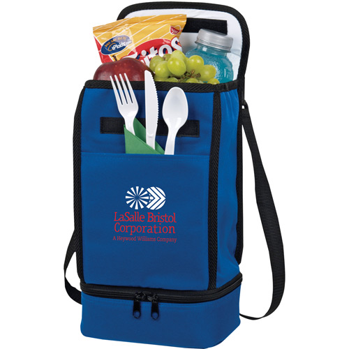 Dual Compartment Insulated Lunch Bag