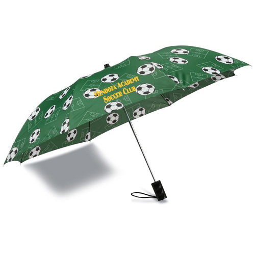 Sports League Auto Open Umbrella - Soccer