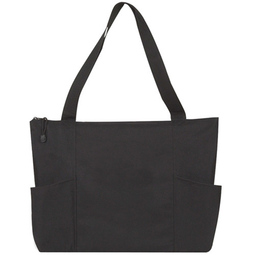 Double Pocket Zippered Tote