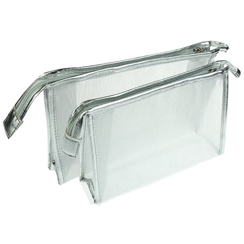 Mesh Clear Cosmetic Bag