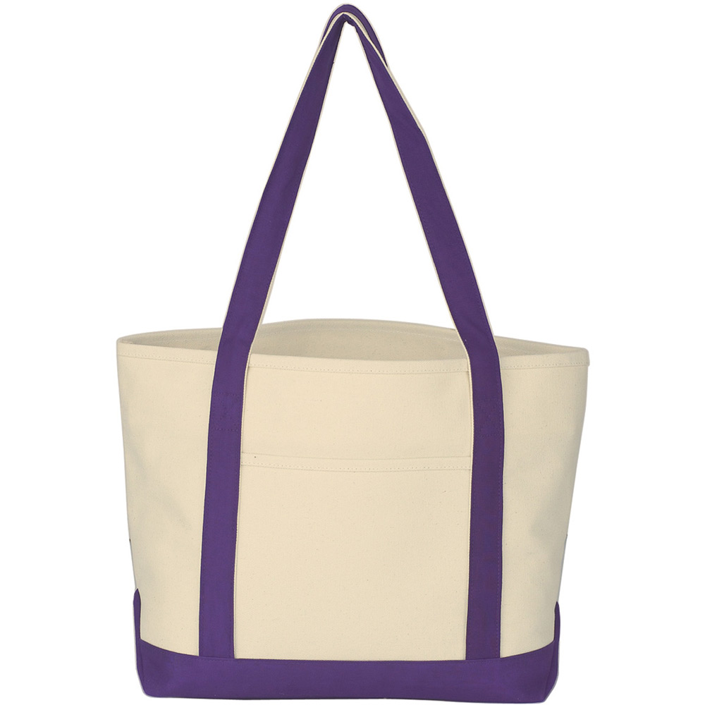 Cotton Canvas Boat Tote Bag