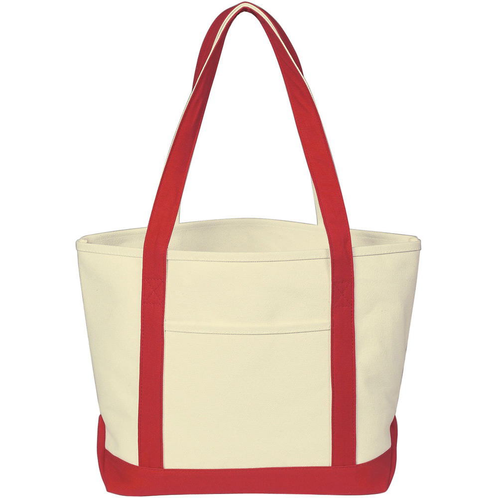 Cotton Canvas Boat Tote Bag