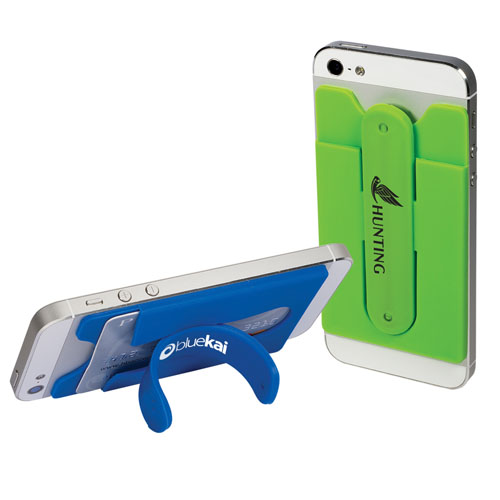 Touch E/ Silicone Cell Phone Card Holder Stand